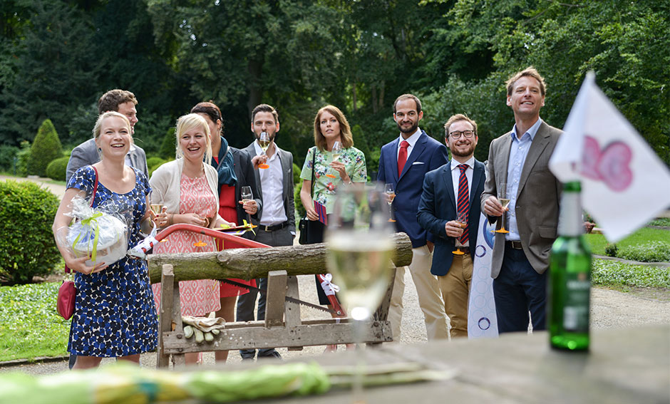 Hochzeitsfoto Hochzeitsfeier Hochzeitsgäste Freude Berlin